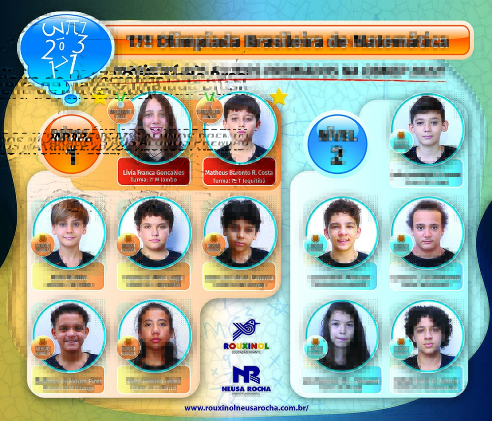 Alunos do campus Paracambi são medalhistas na Olimpíada Brasileira